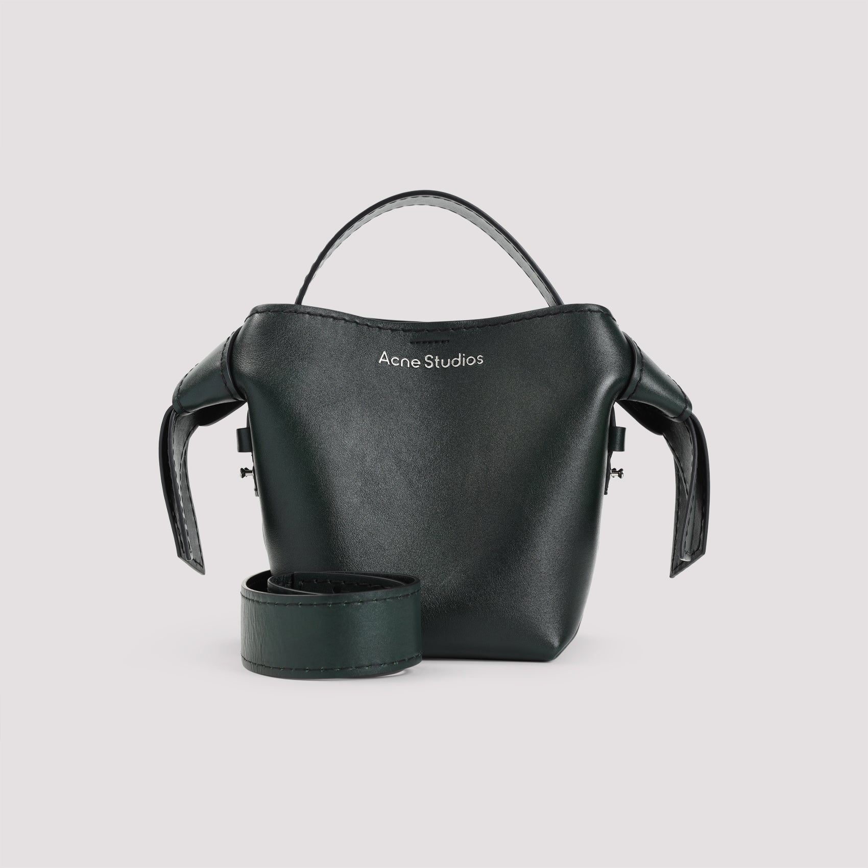 ACNE STUDIOS Calf Leather Crossbody Bag for Men - SS25 Collection