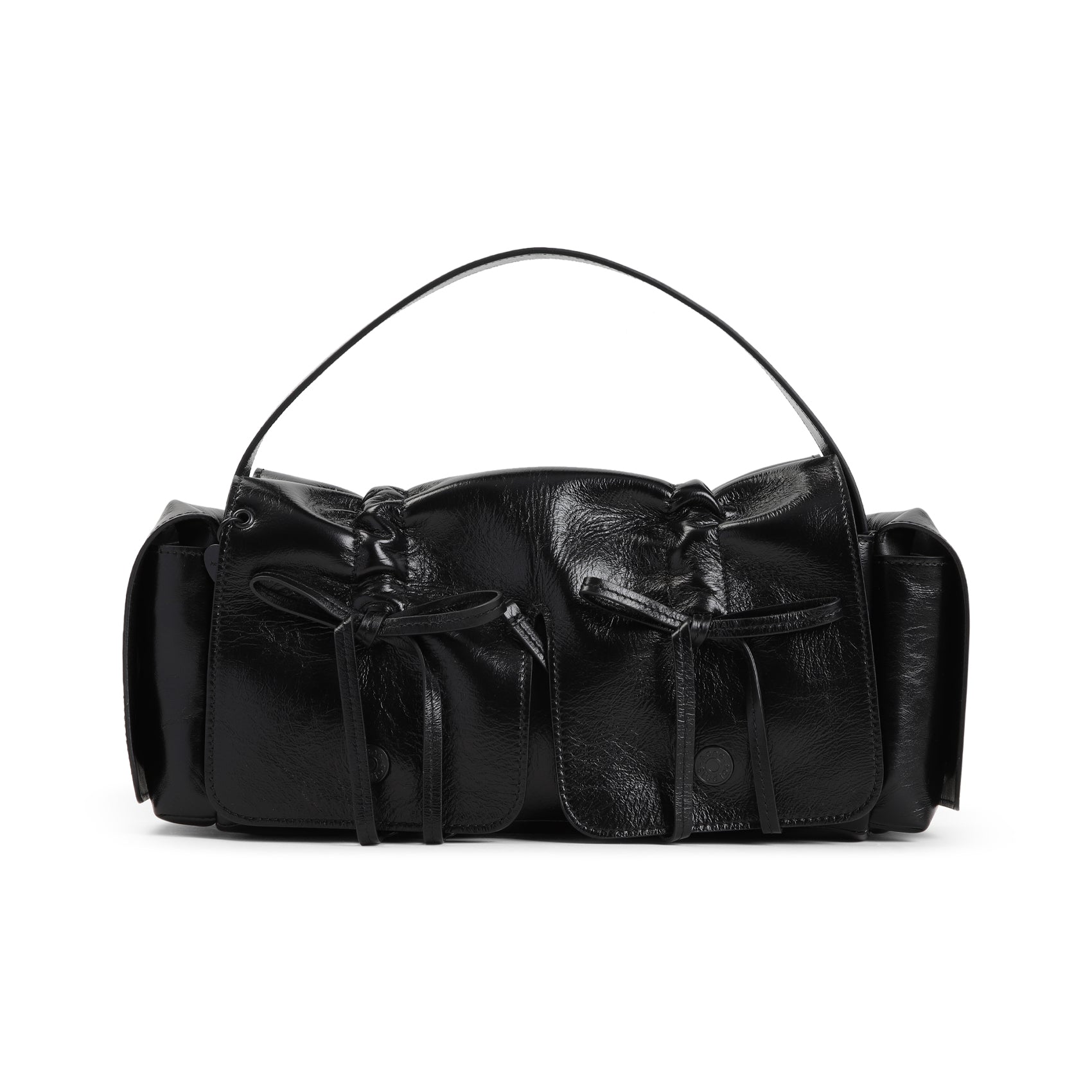 ACNE STUDIOS Foldover Top Handbag with Cargo Pockets