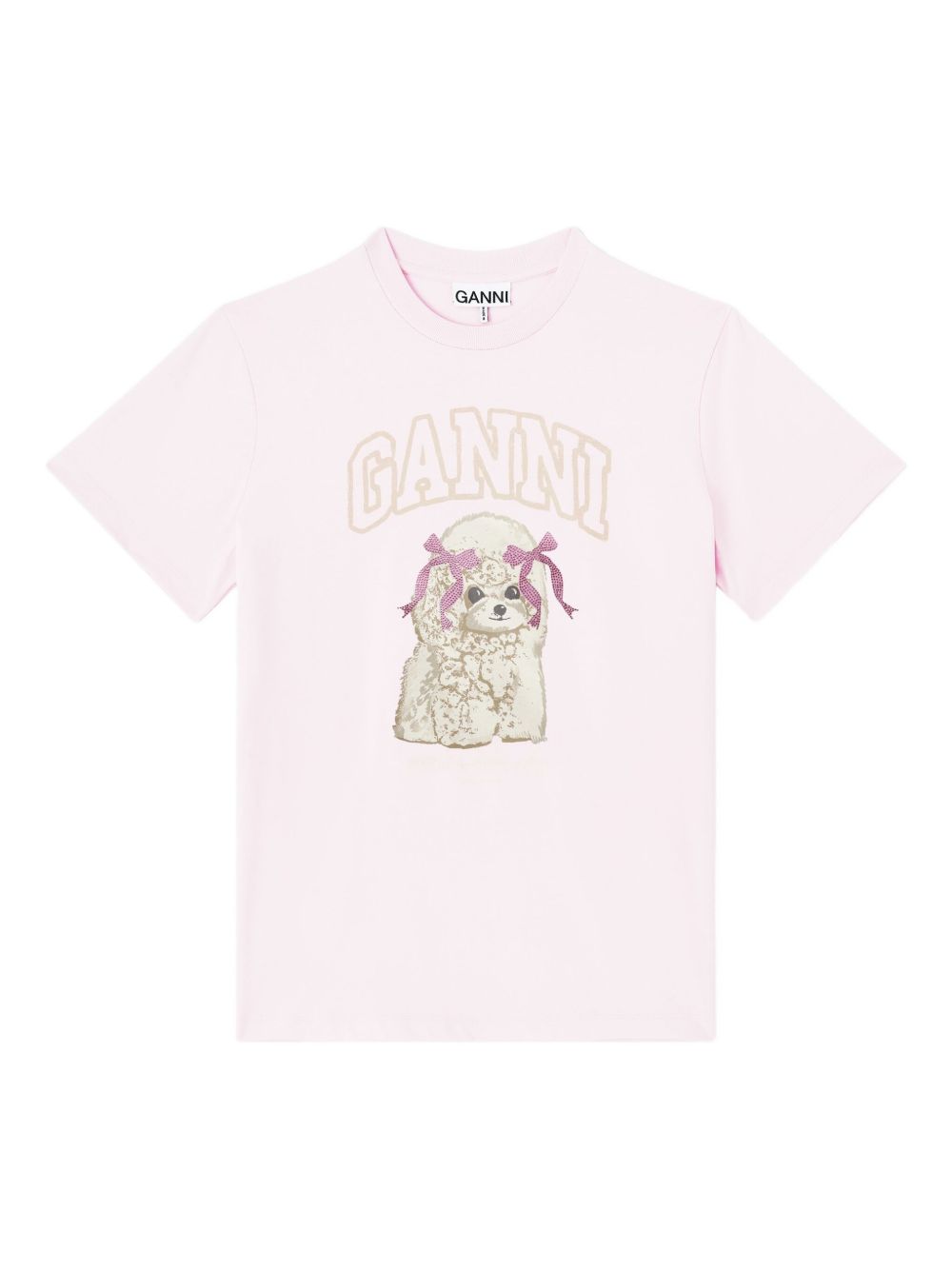 GANNI Women's Organic Cotton Graphic T-Shirt