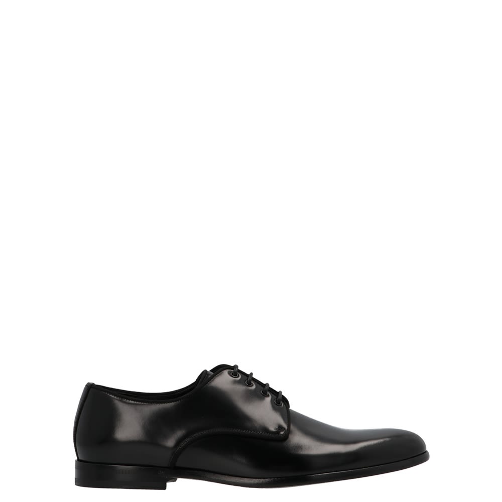 DOLCE & GABBANA Leather Lace-Up Shoes for Men