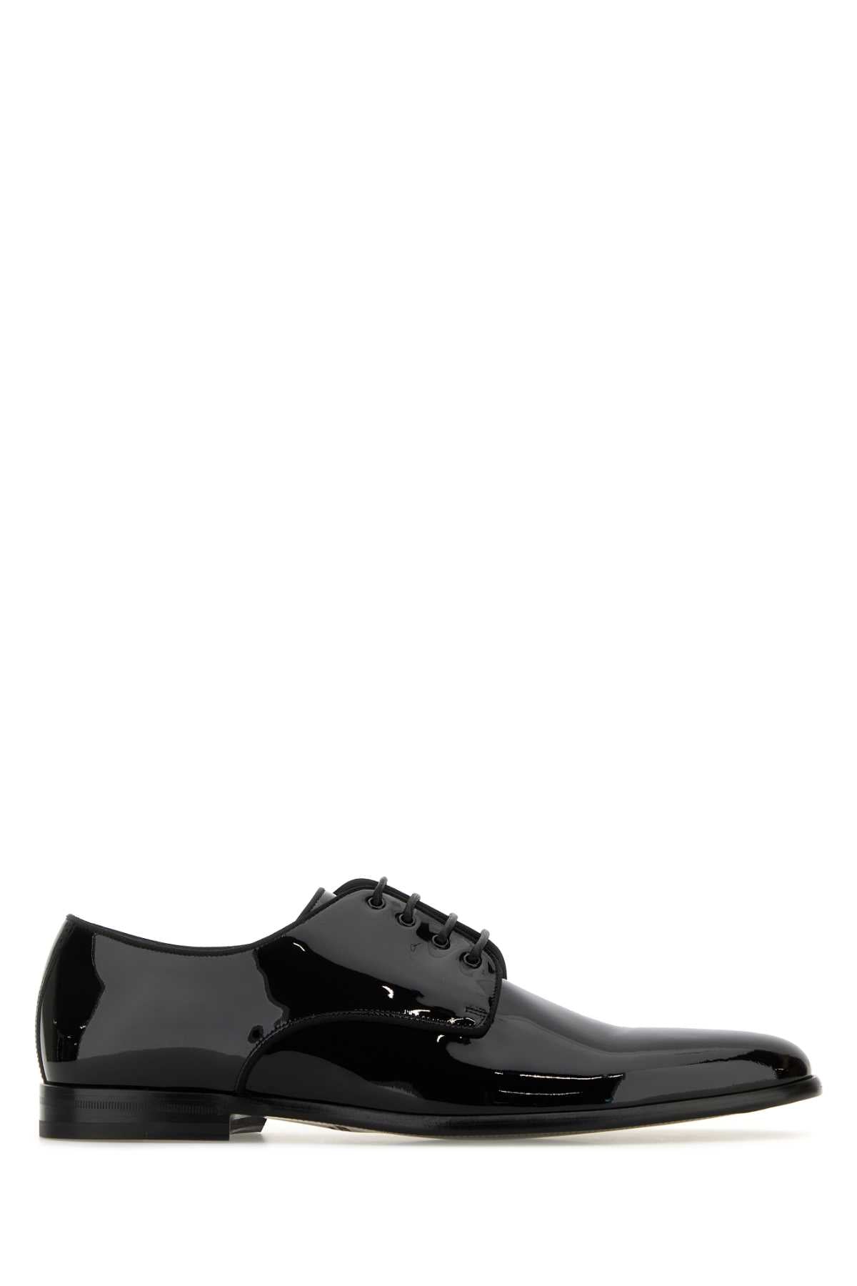 DOLCE & GABBANA Elegant Leather Lace-Up Derby Shoes