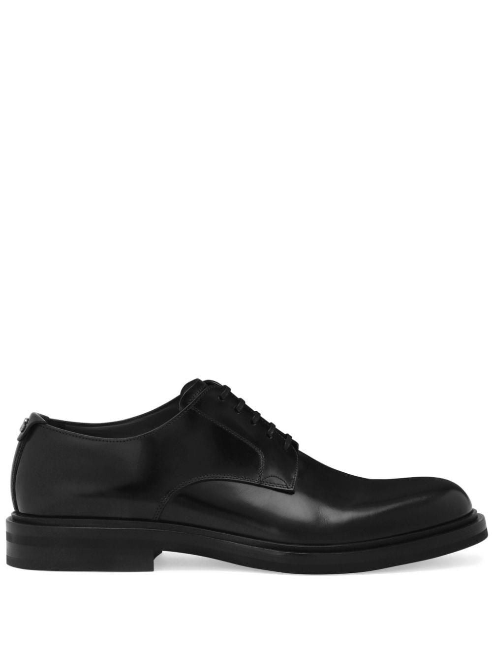 DOLCE & GABBANA Classic Lace-Up Derby Dress Shoes for Men
