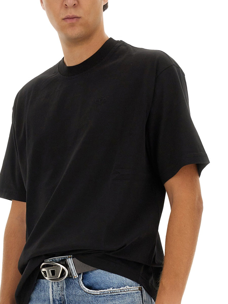 DIESEL Classic Cotton T-Shirt for Men - FW25 Collection