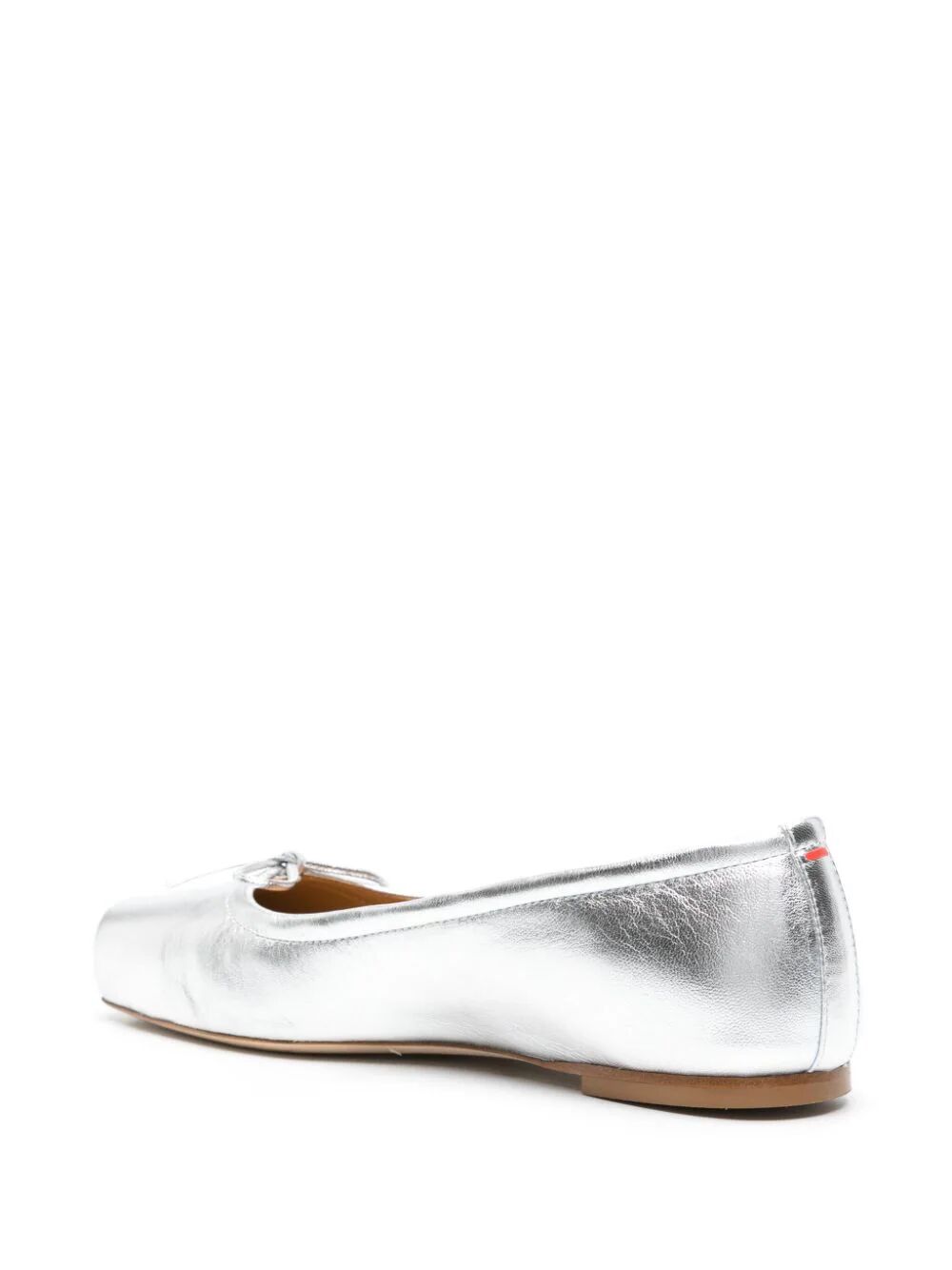 AEYDE Laminated Nappa Leather Ballerina Flats
