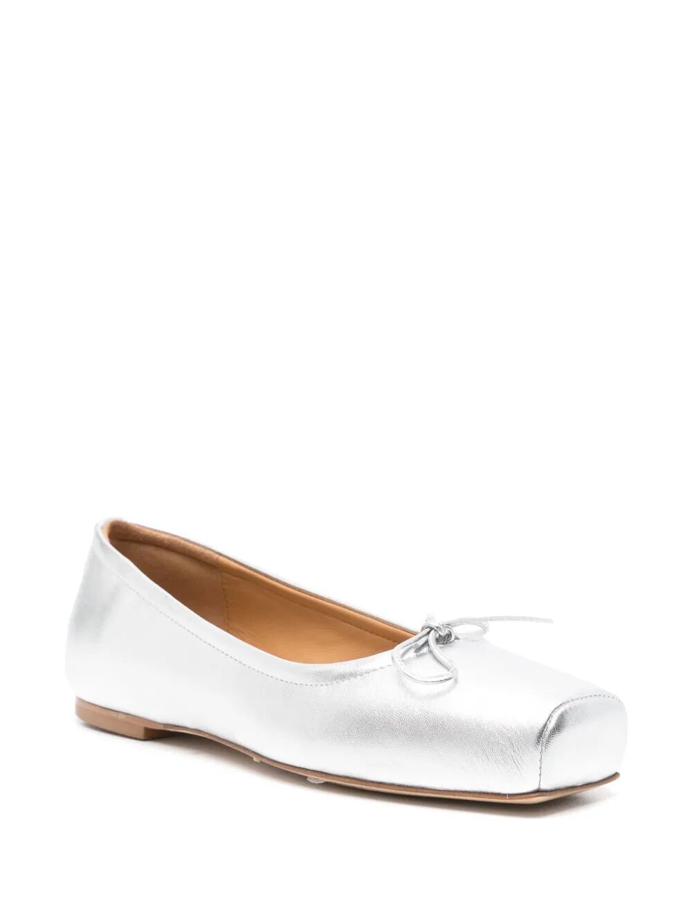 AEYDE Laminated Nappa Leather Moccasins for Women