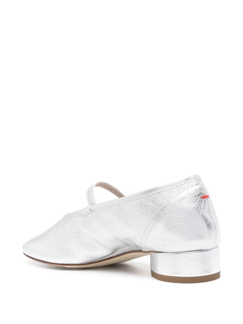 AEYDE Mini Nappa Leather Laminated Ballerina Shoes for Women