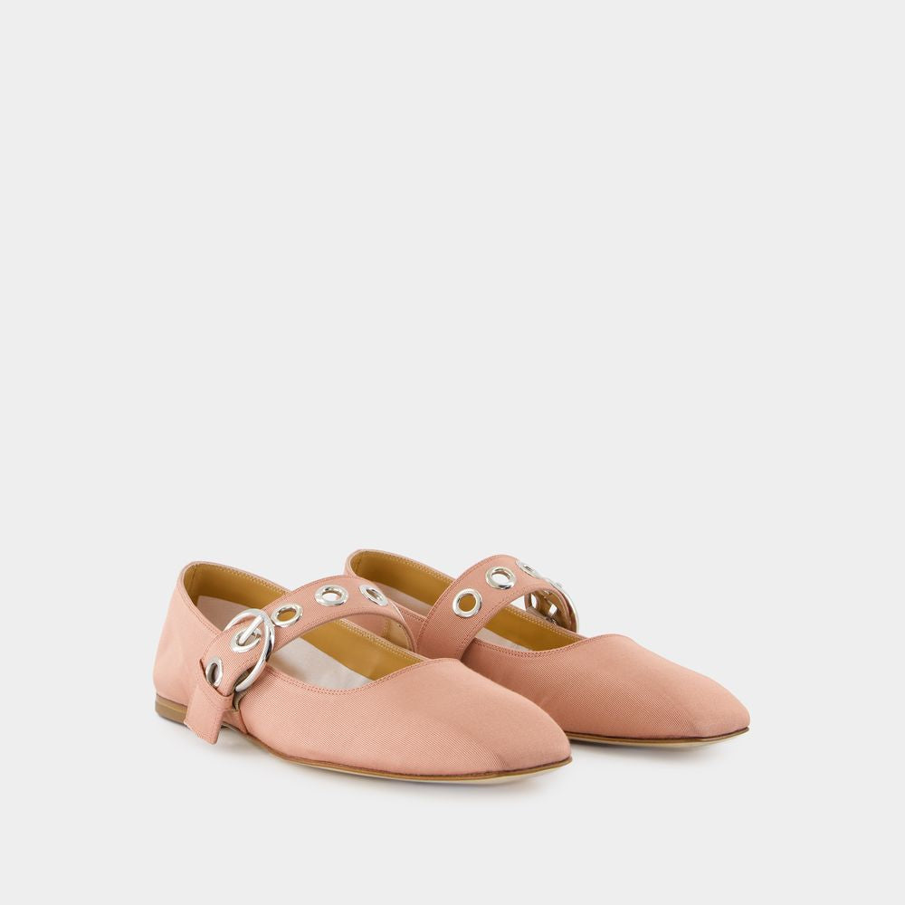 AEYDE Eyelet Ballerinas for Women