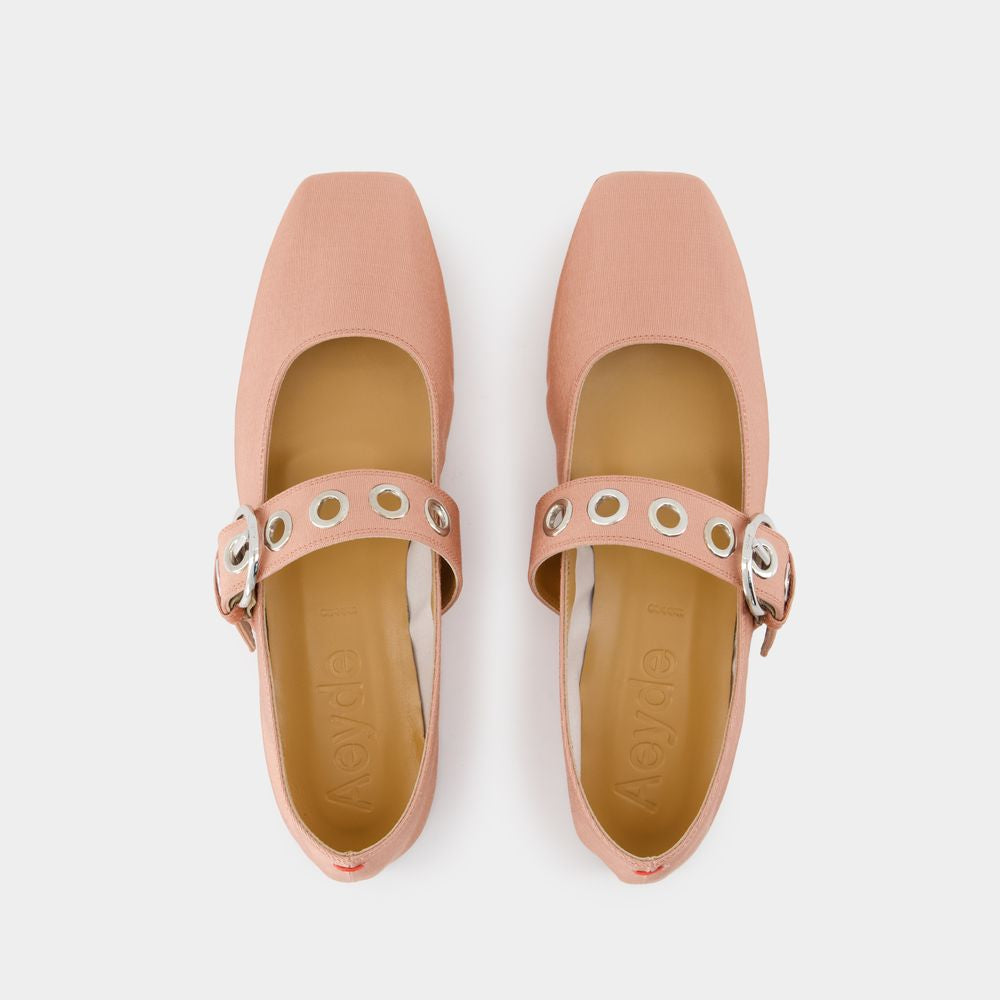 AEYDE Eyelet Ballerinas for Women