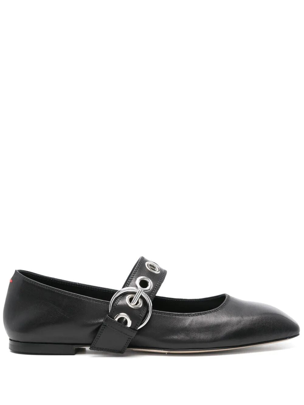 AEYDE Eyelet Nappa Leather Ballerina Flats