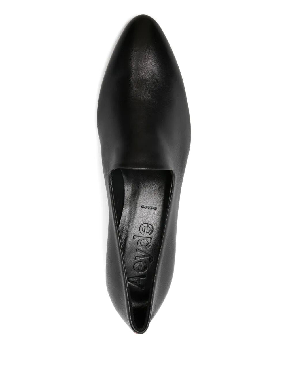 AEYDE Gabby Block Heel Round Toe Pumps