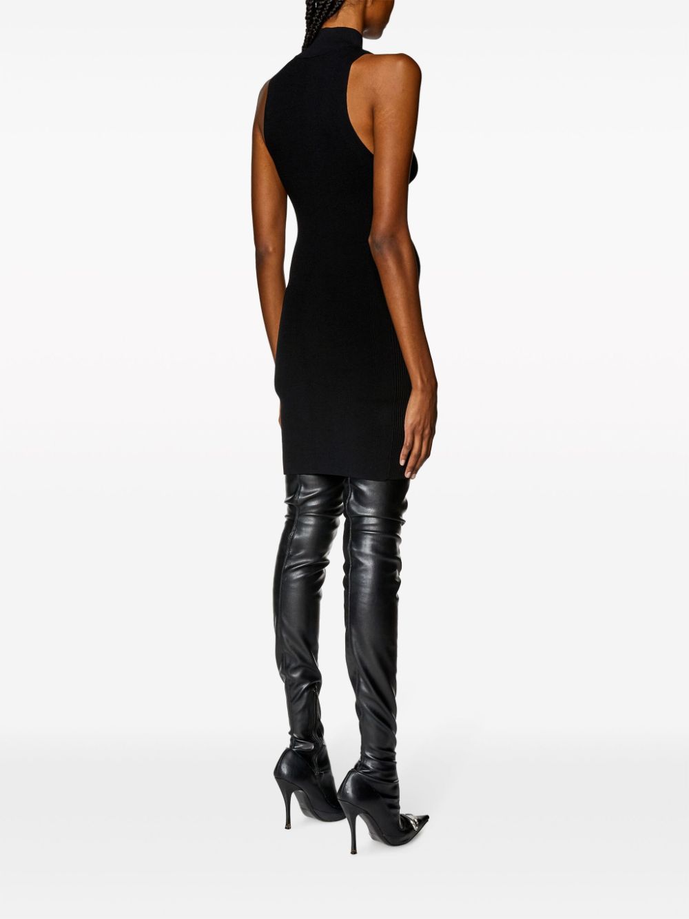 DIESEL High-Neck Mini Dress for Women - FW25 Collection