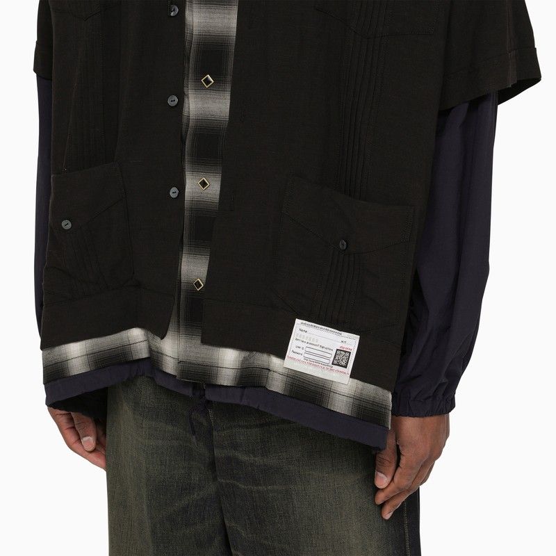 MAISON MIHARA YASUHIRO Three-Layer Hooded Shirt