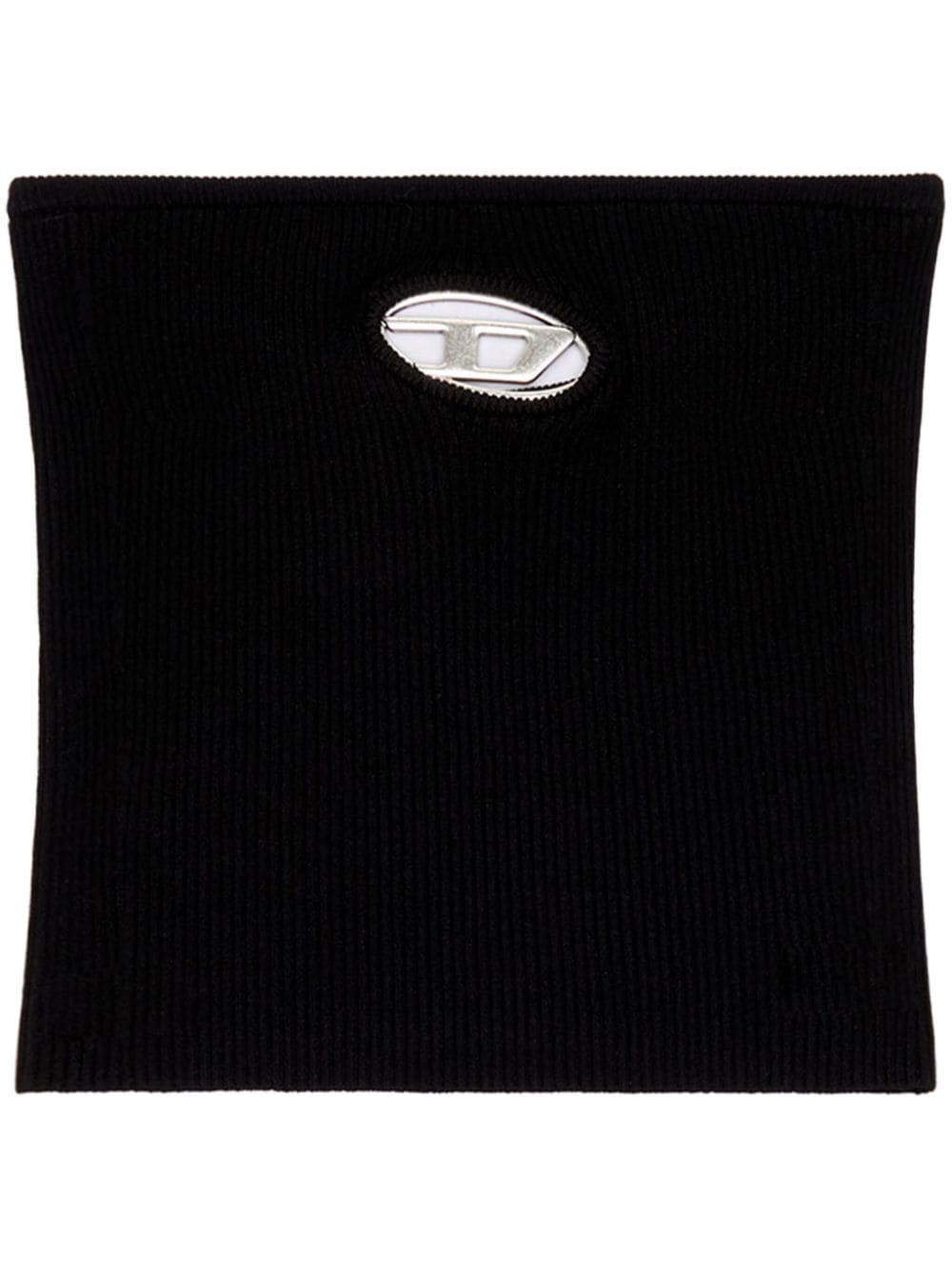 DIESEL Crop Tube Top with Logo Plaque - XS