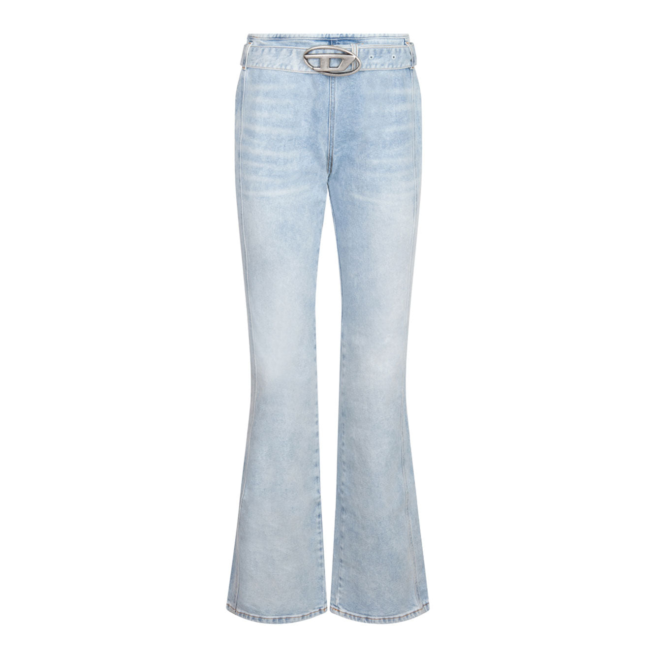 DIESEL Essential Denim Cotton Trousers for Women