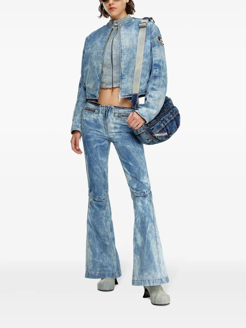 DIESEL Women's Classic Cotton Jeans - SS24 Fit