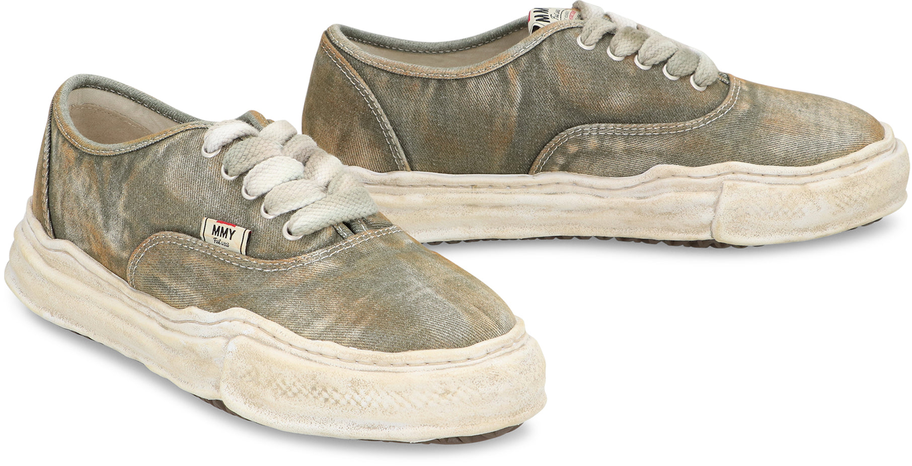 MAISON MIHARA YASUHIRO Vintage Effect Low-Top Sneakers