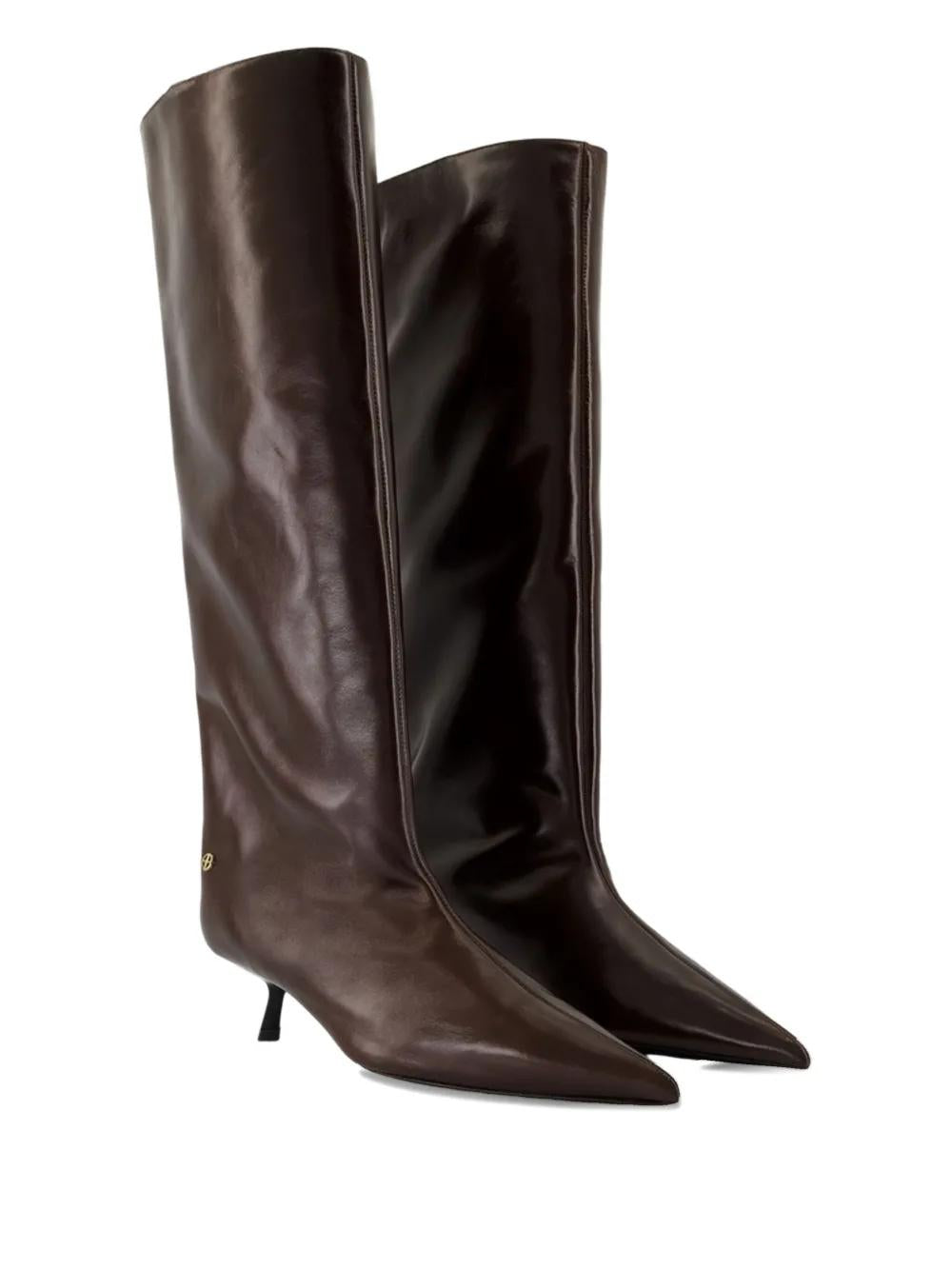 ANINE BING Tall Pointed-Toe Boots