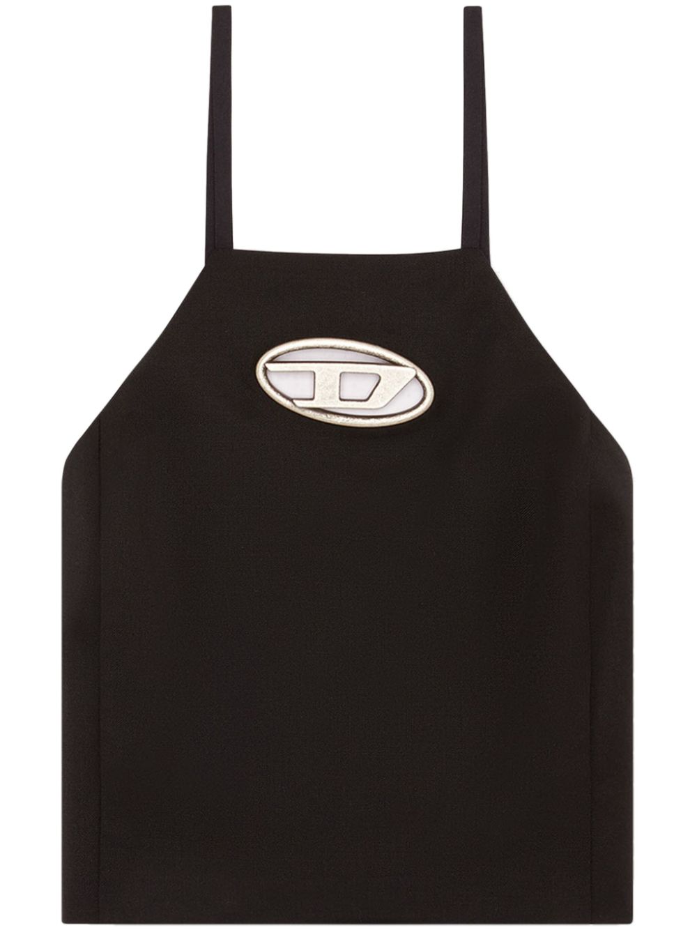 DIESEL Wool Blend Cut-Out Halterneck Top