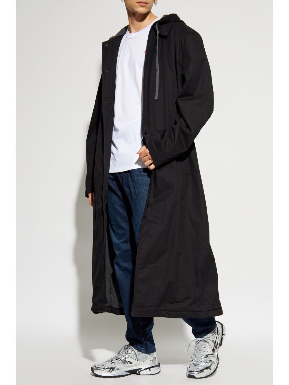 DIESEL Logo Print Cotton T-Shirt for Men