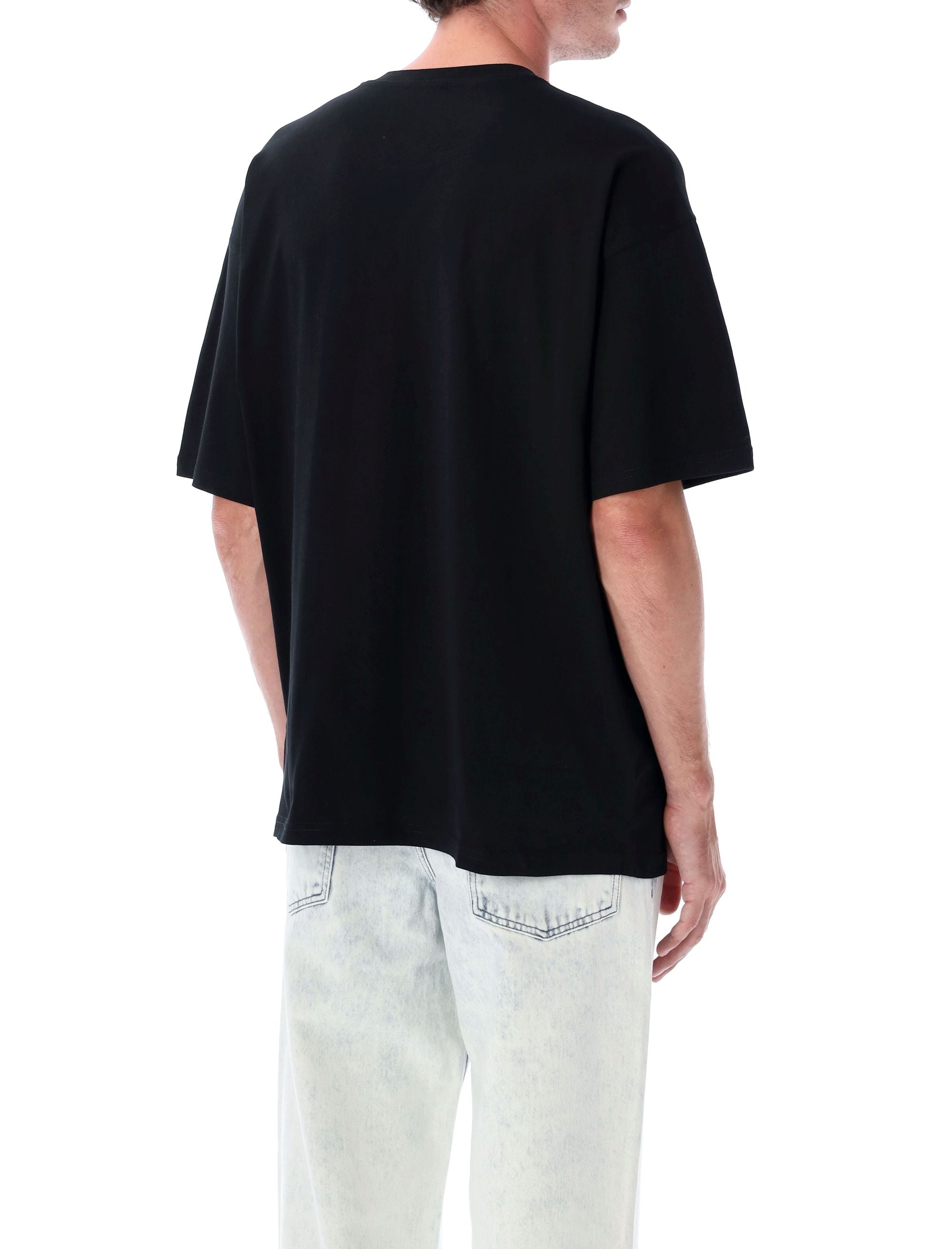 DIESEL Bleached Oval D Logo Relaxed Fit T-Shirt - Size M