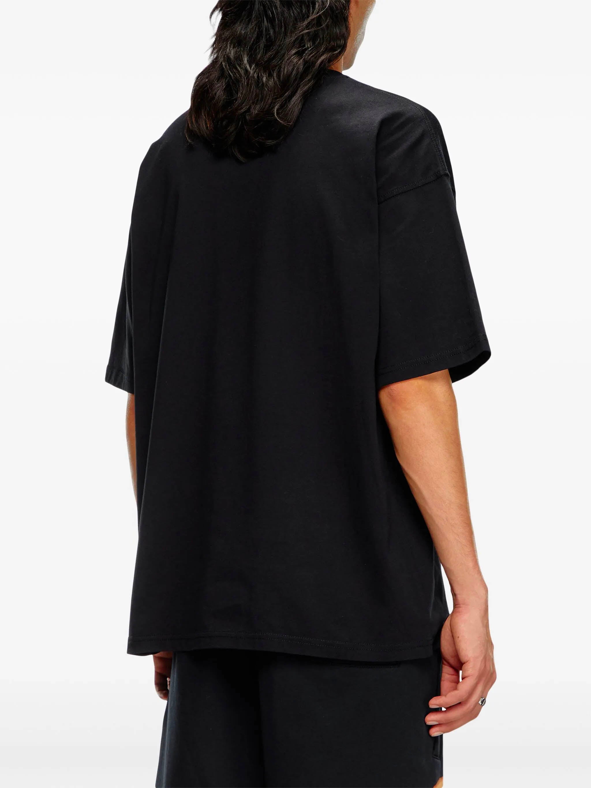 DIESEL Bleached Oval D Logo Relaxed Fit T-Shirt - Size M