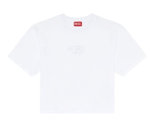 DIESEL Crewneck Crop T-Shirt - Size S