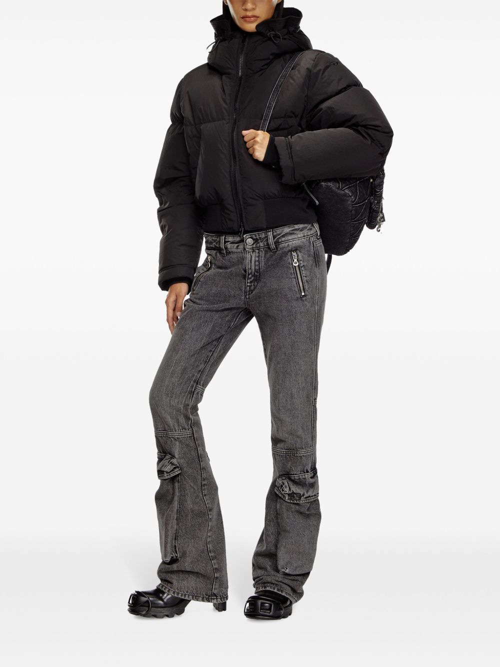 DIESEL Women's Quilted Down Jacket - Regular Fit