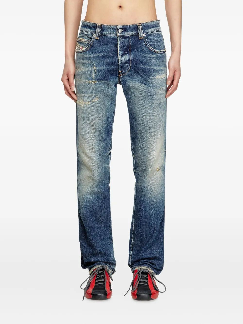 DIESEL Men's 1993 D VYL Light Denim Pants