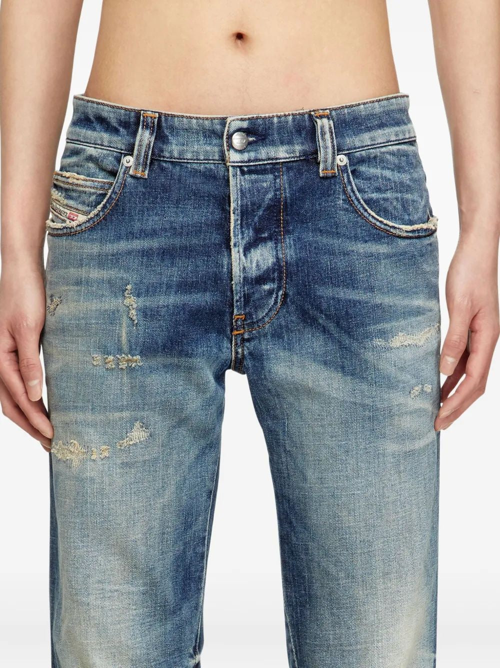 DIESEL Men's 1993 D VYL Light Denim Pants