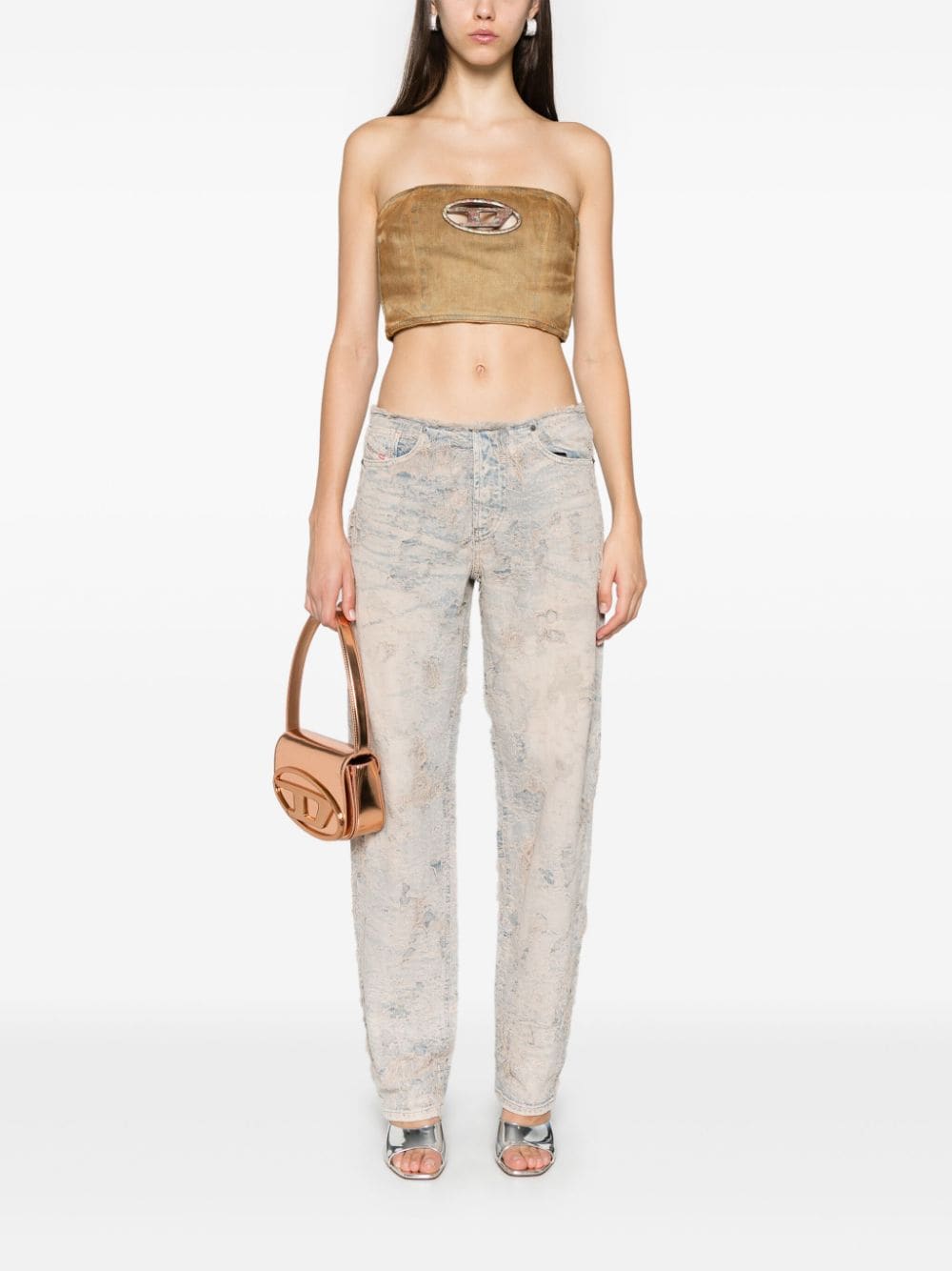 DIESEL Regular Fit 100% Cotton Top - Size S