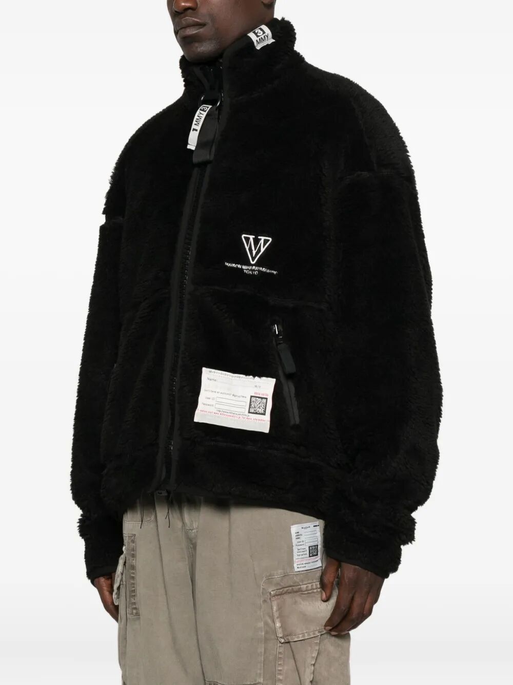 MAISON MIHARA YASUHIRO Amateur Sewn Wide Back Boa Blouson - Fall/Winter 2025