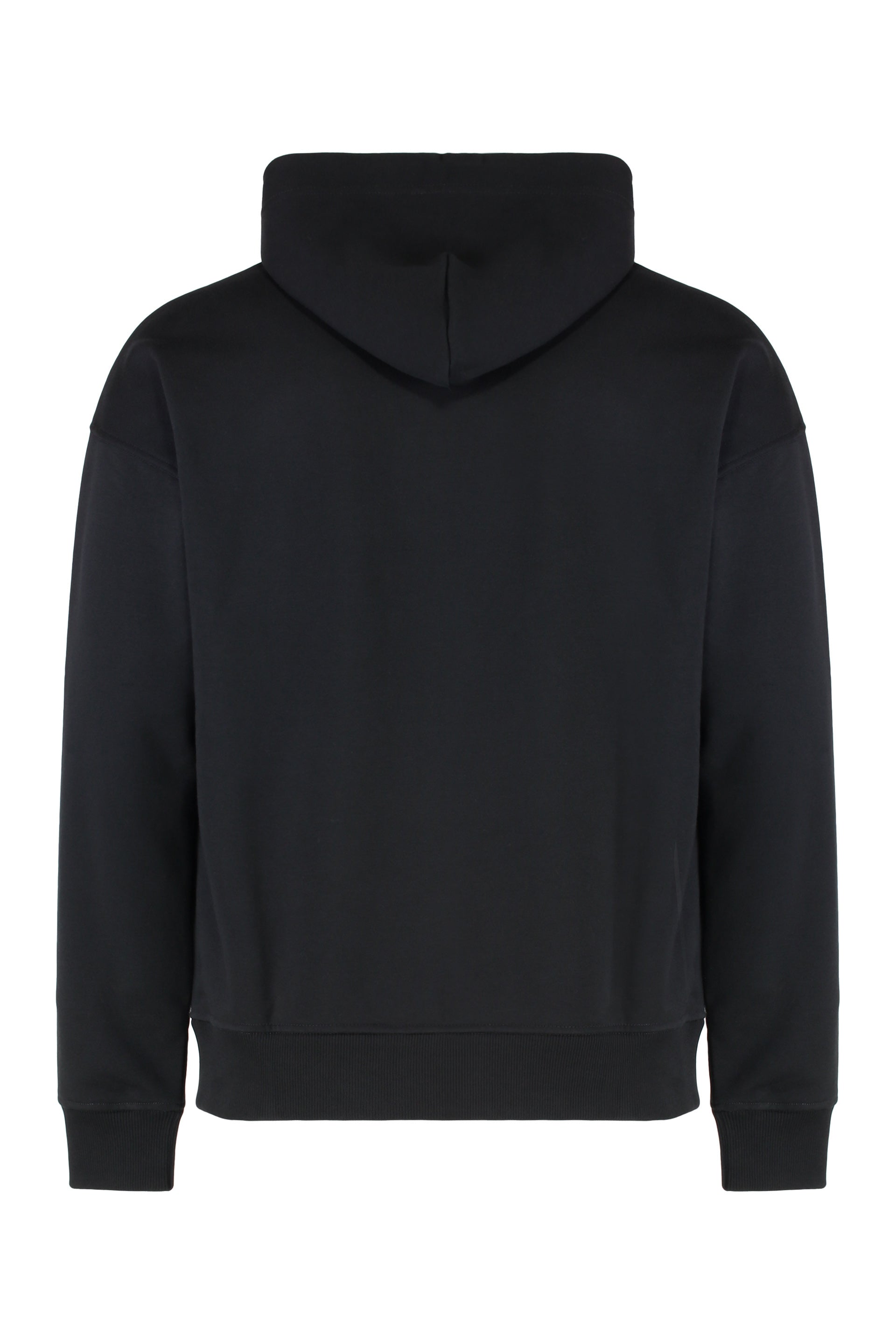 DIESEL S-Rob Hoodie - Men's Cotton Blend with Ribbed Edges