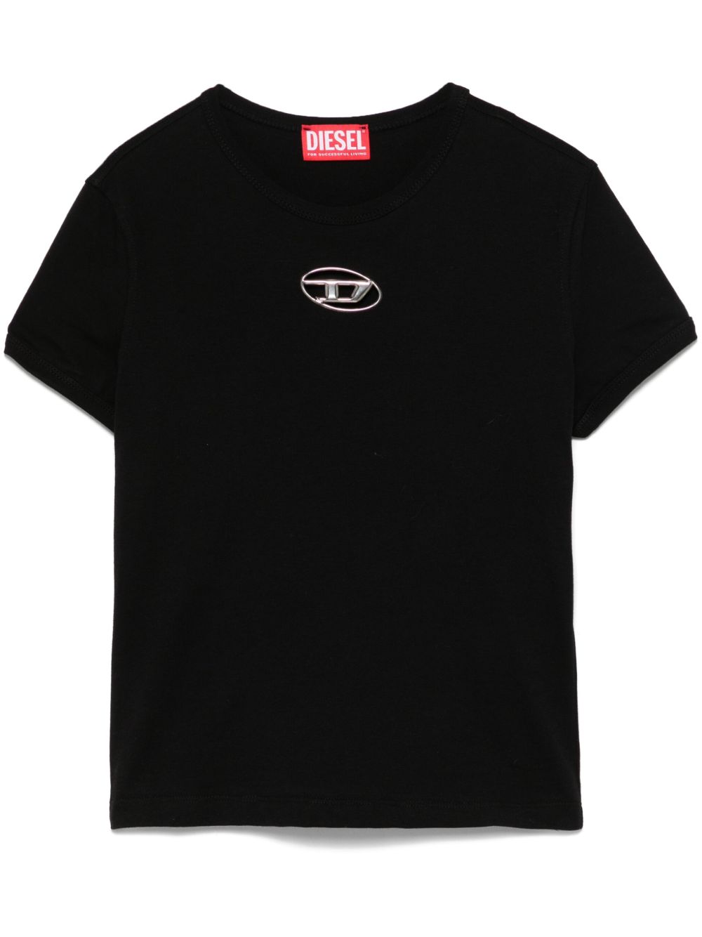 DIESEL Cutout Crew Neck T-Shirt - Size S
