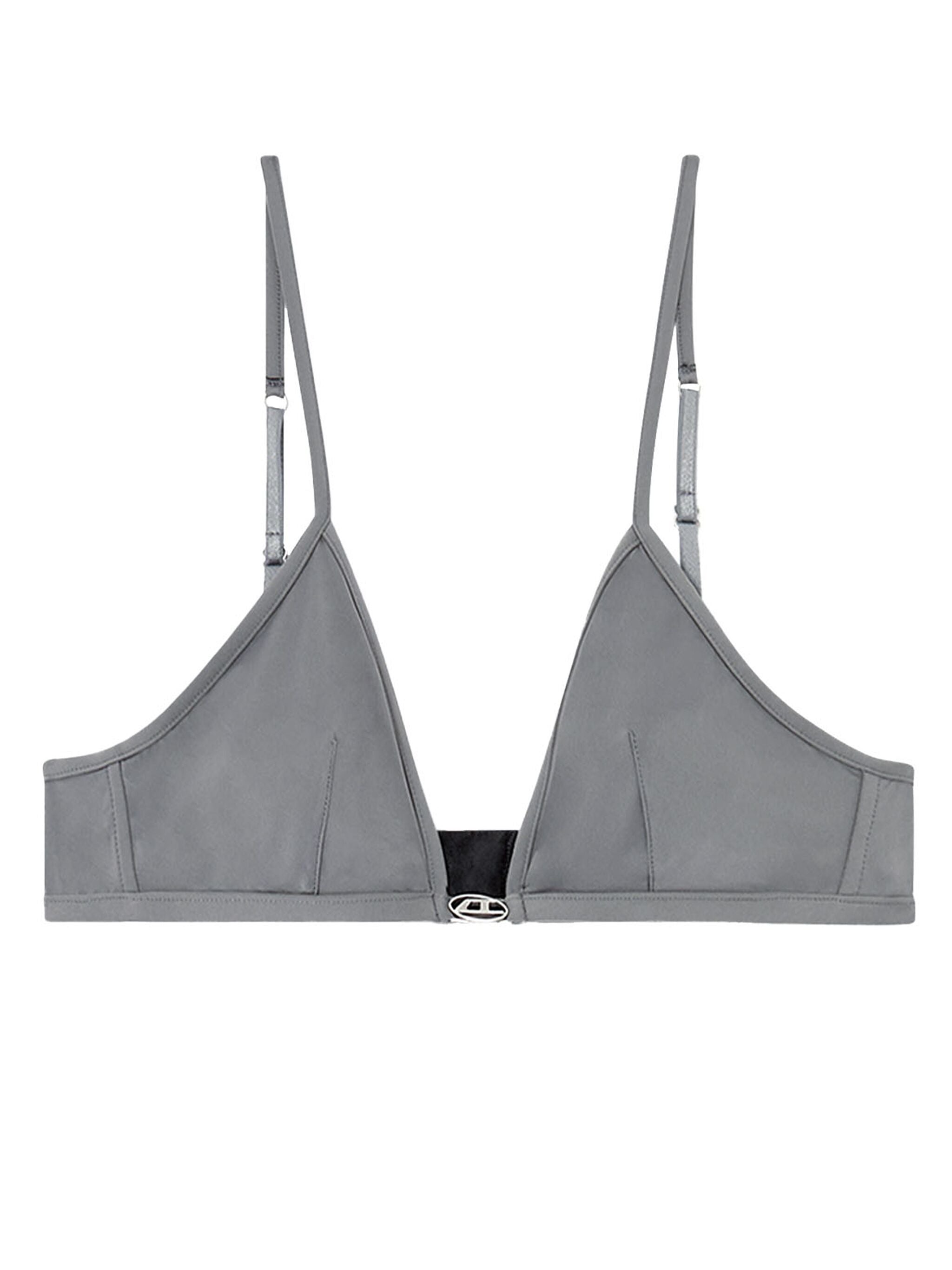DIESEL Triangle Microfiber Bra with Adjustable Straps