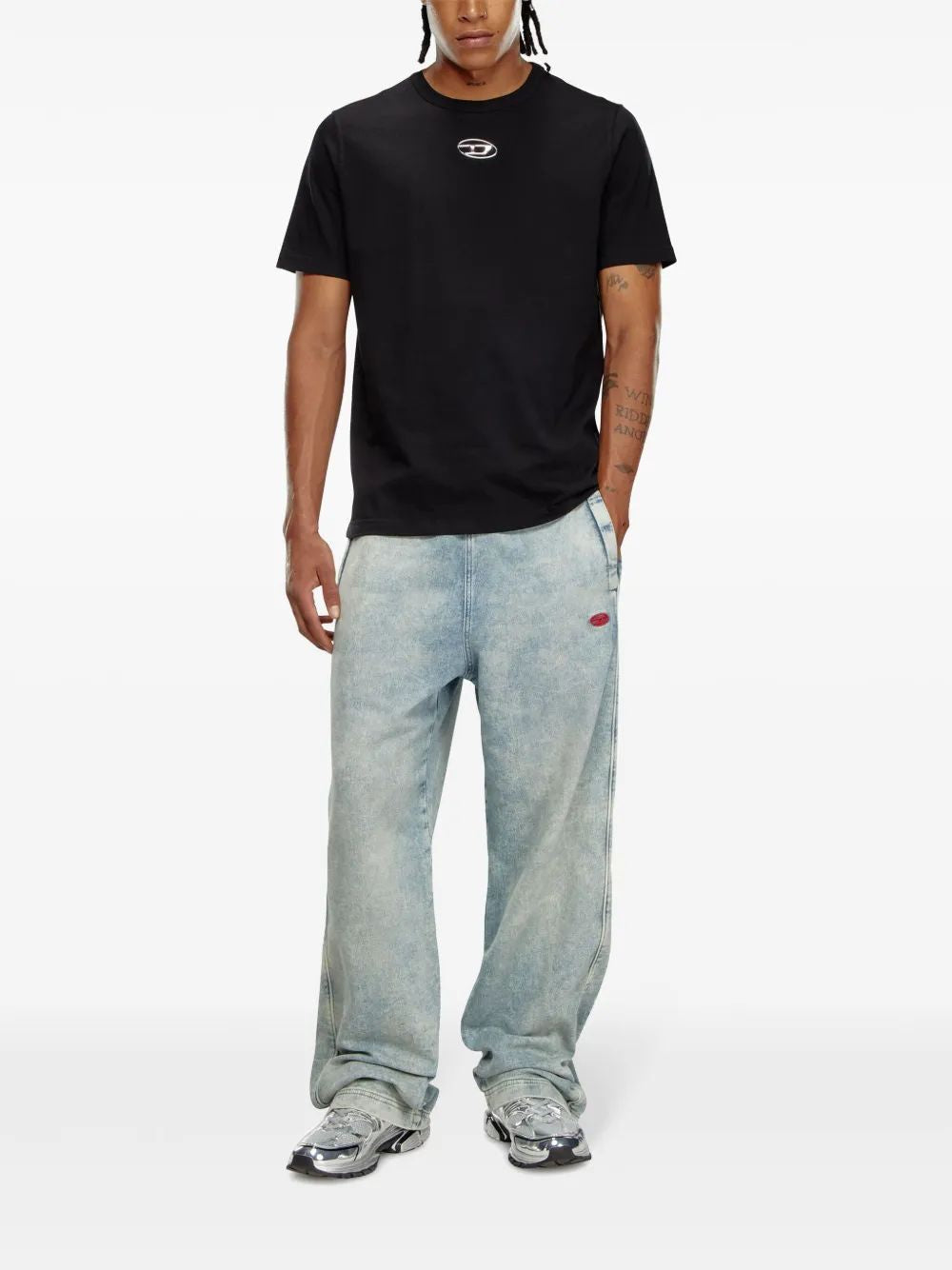 DIESEL Metallic Oval D Graphic T-Shirt - Size M