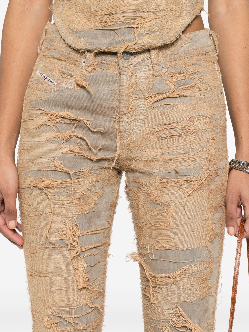 DIESEL Slim Fit Distressed Jeans