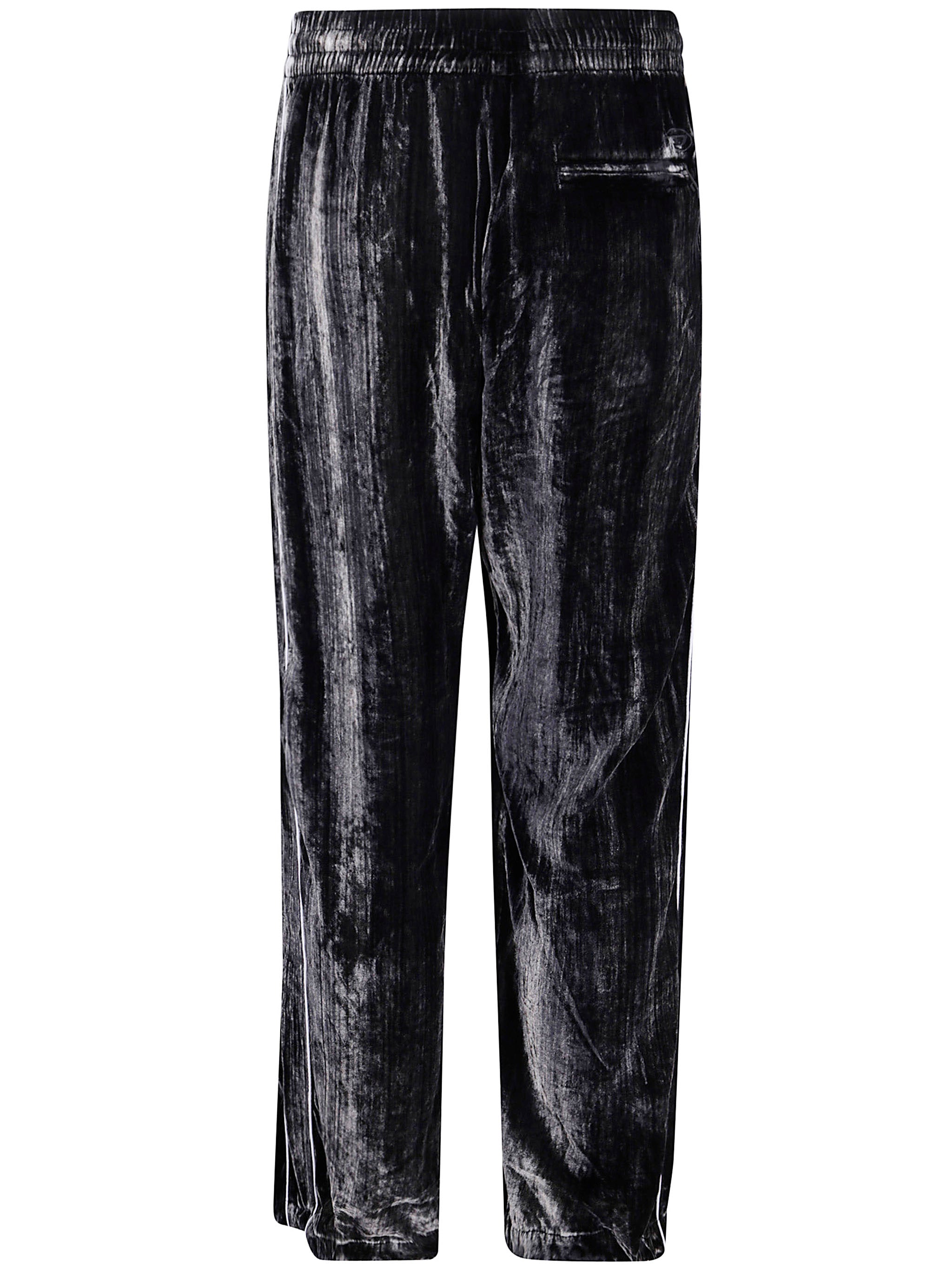 DIESEL Velvet Striped Track Pants