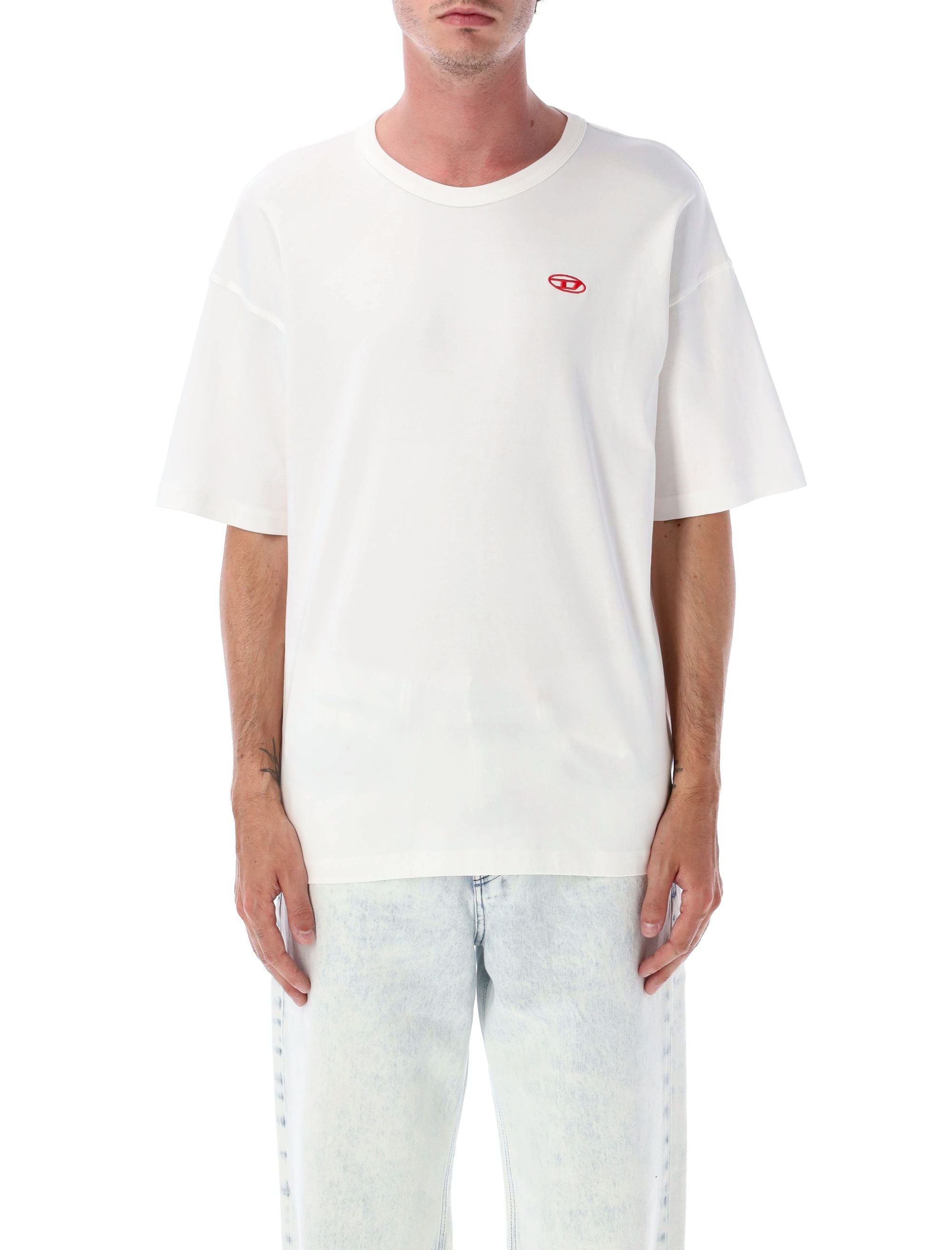 DIESEL Men's T-Box Dropped Shoulder T-Shirt - Size M