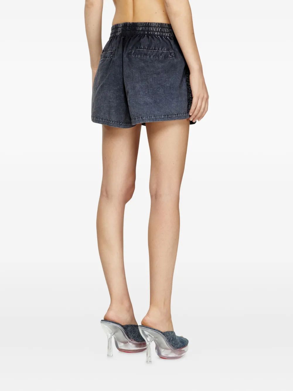 DIESEL Elasticated-Waistband Denim Shorts for Women