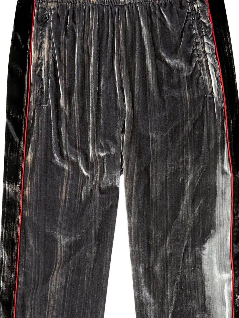 DIESEL Track Pants with Striped Side Detailing
