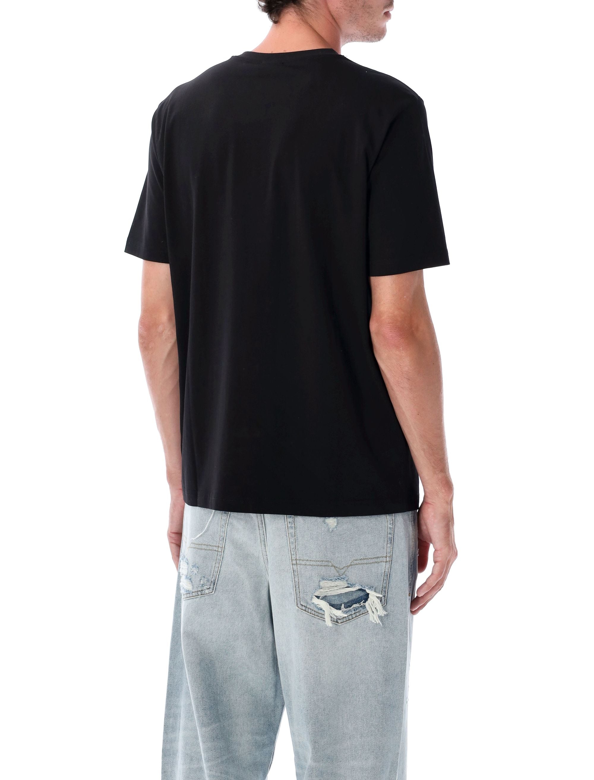 DIESEL Crew Neck Regular Fit T-Shirt - Size L