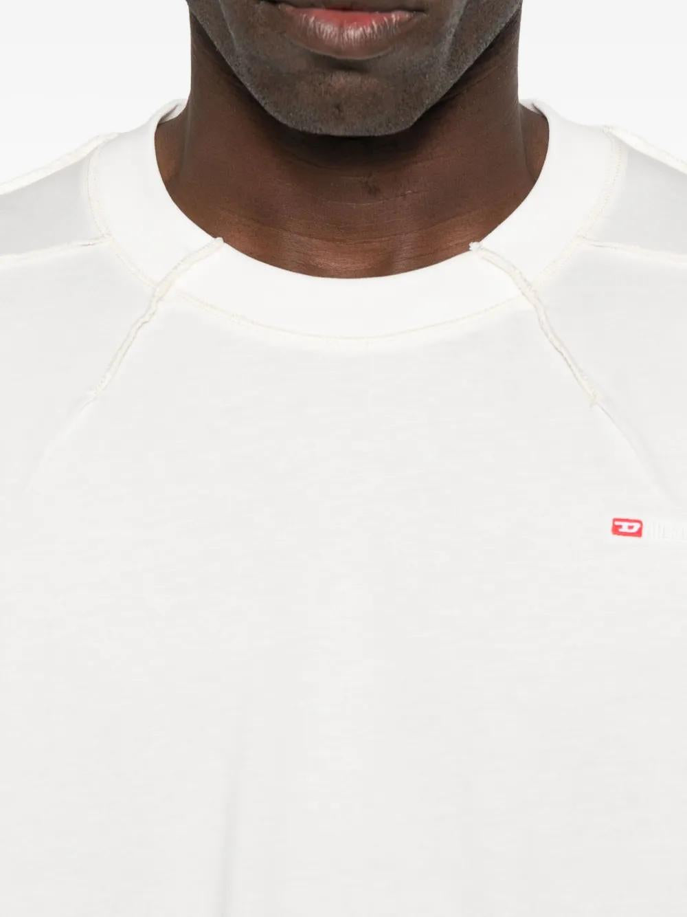 DIESEL Relaxed Fit Long-Sleeved Crew Neck T-Shirt - Size L