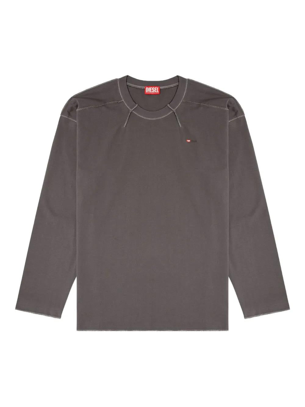 DIESEL Long Sleeve Crew Neck T-Shirt for Men