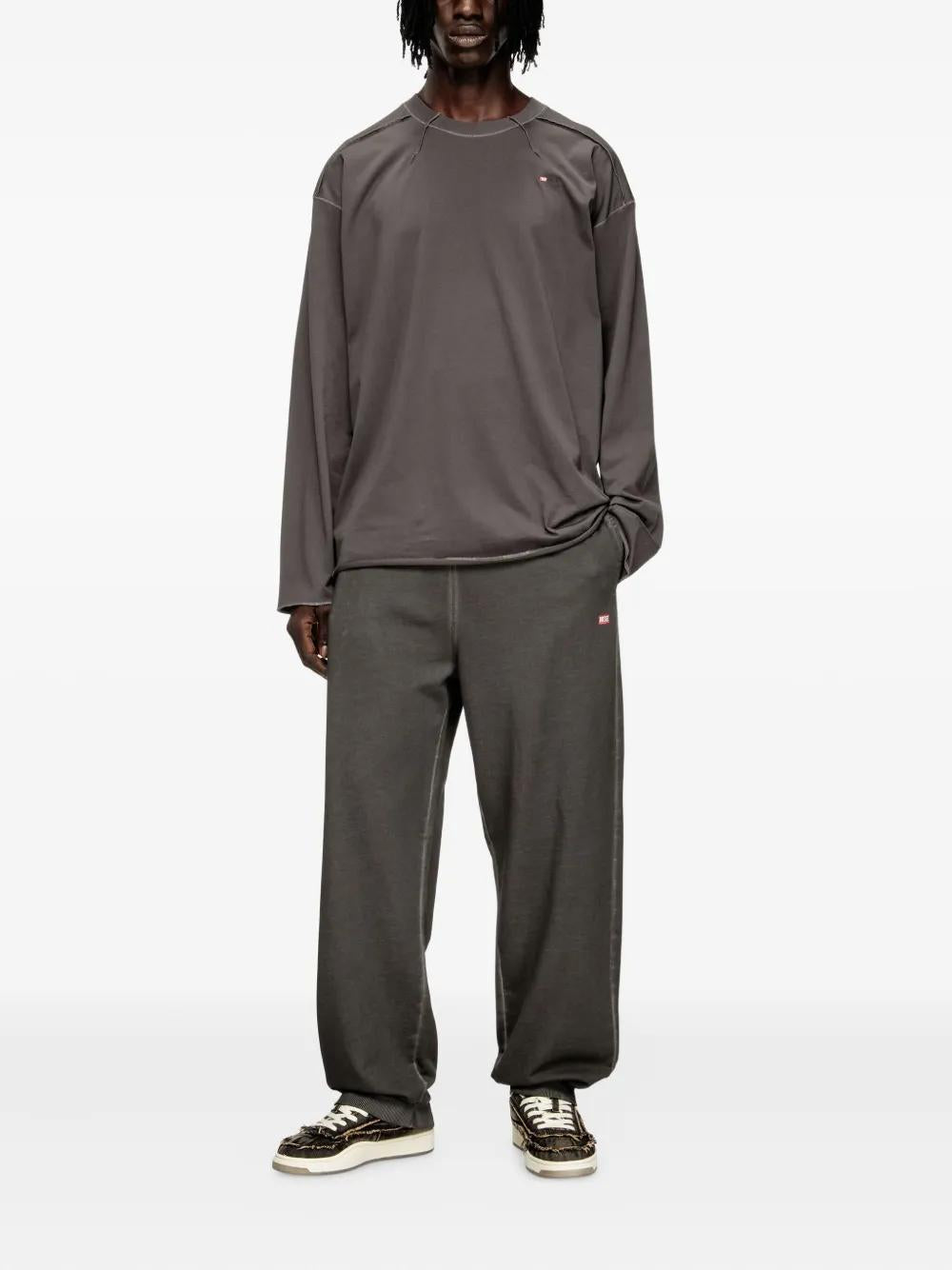 DIESEL Long Sleeve Crew Neck T-Shirt for Men