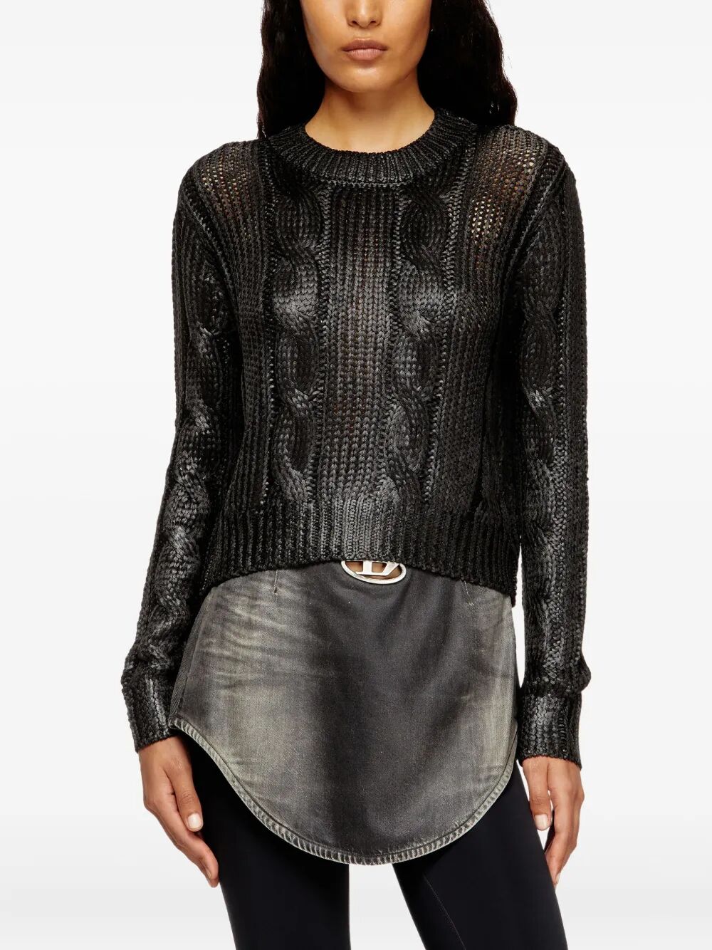 DIESEL Round Neck Sweater for Women