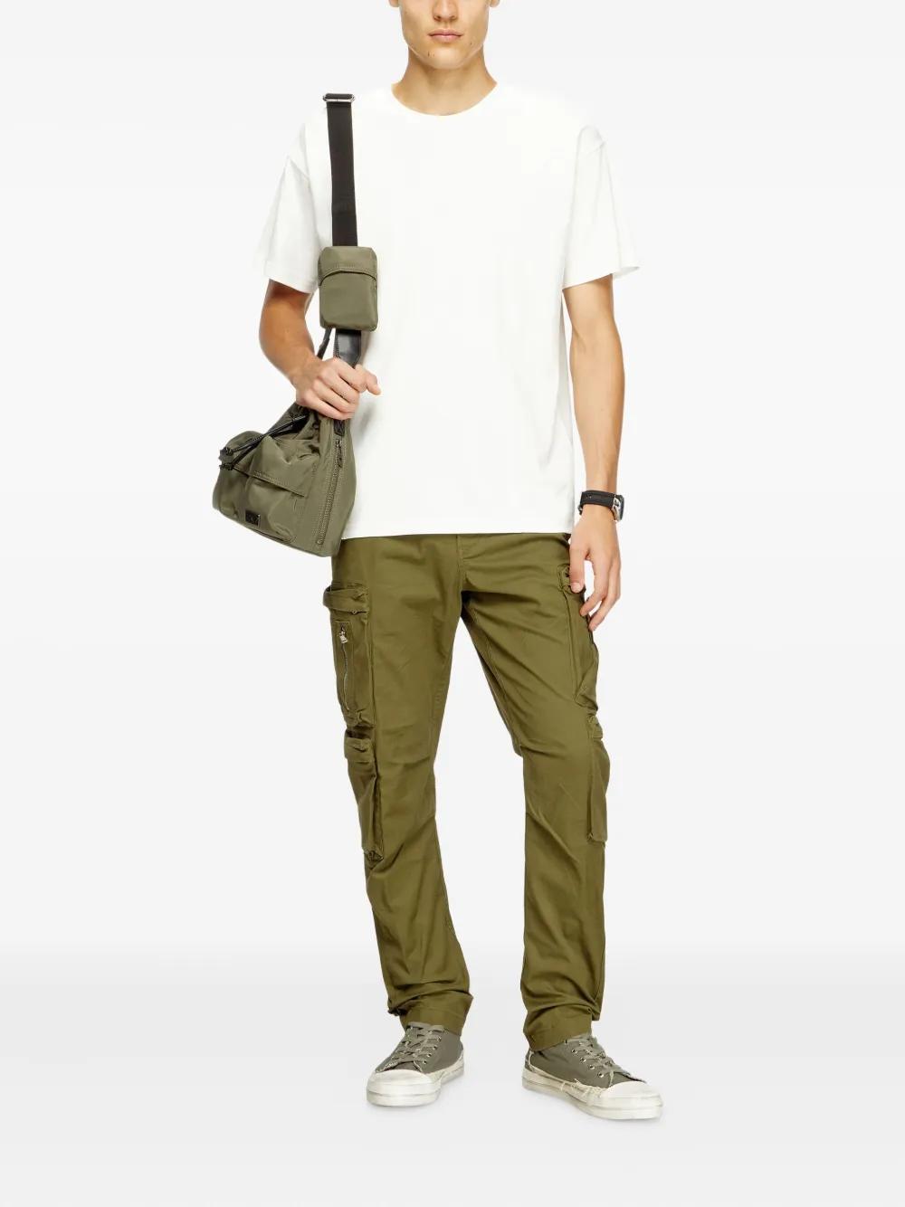 DIESEL Cotton T-Shirt with Embroidered Details - T-Norm-Int