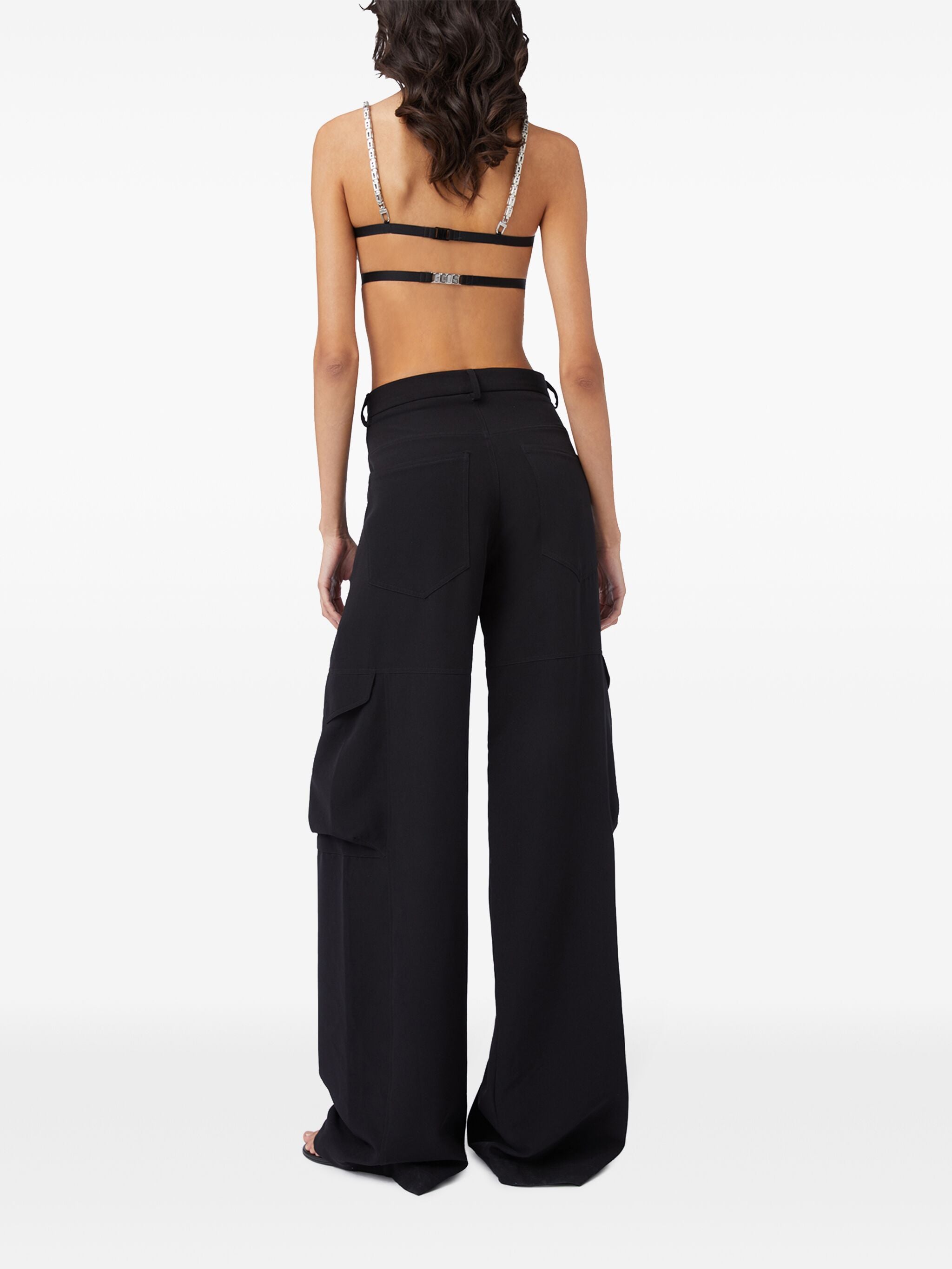 GCDS Fluid Ultracargo Trousers for Women - SS24