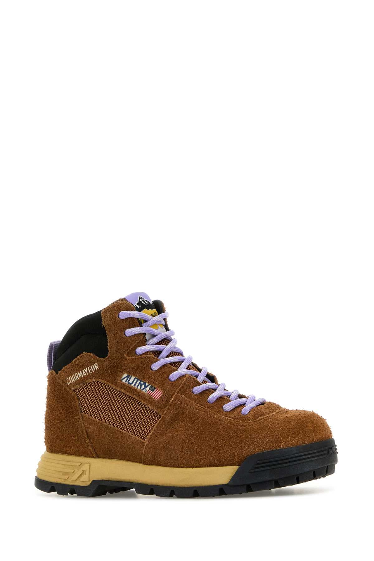 AUTRY Suede Malga Mid Sneakers for Women