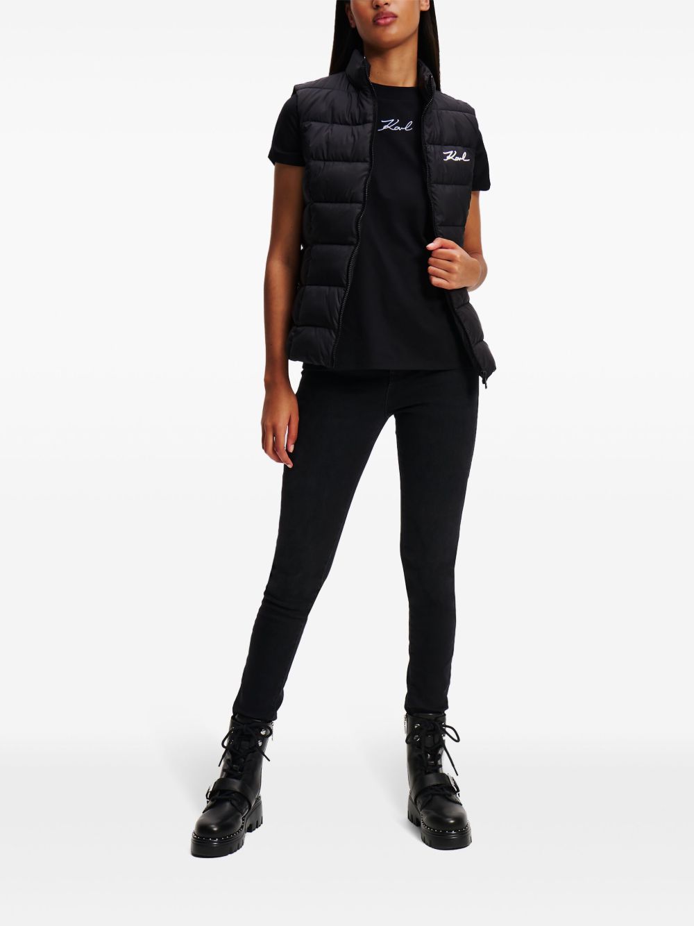 KARL LAGERFELD Sport Vest with Logo for Women - FW25