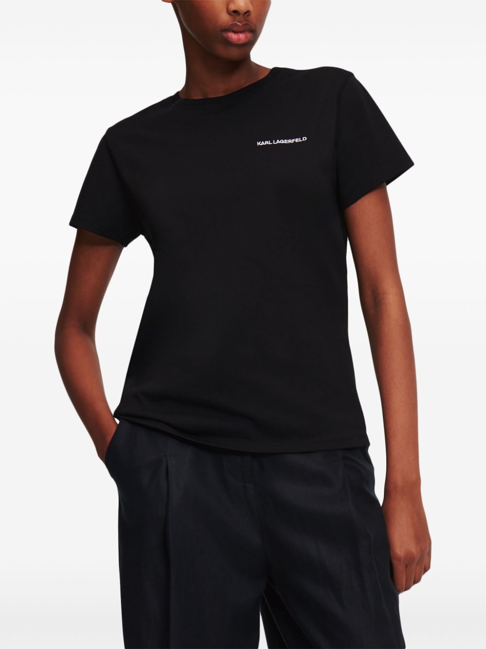 KARL LAGERFELD Essential Logo Tee for Women